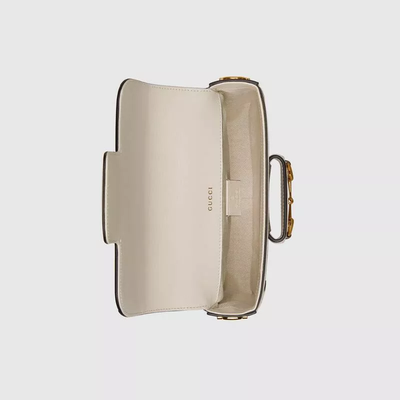 GUCCI Horsebit Series 1955 Mini Handbag with Detachable Shoulder Strap - 图片 7