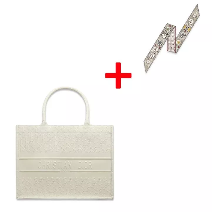 DIOR BOOK TOTE Small Bag Dior Oblique Calfskin - 图片 2